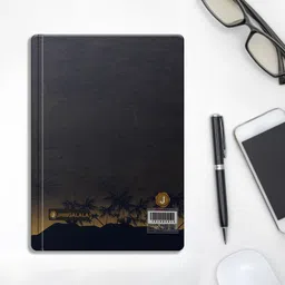 jhingalala Rusty Lighthouse Hard Bound Undated A5 Diary Notebook (20 X 14.5 CM, 80 GSM, 190 Ruled Perforated Pages) Diary for Writing, Gift for Friend, Personal Diary A5 Notebook Ruled 190 Pages image 2