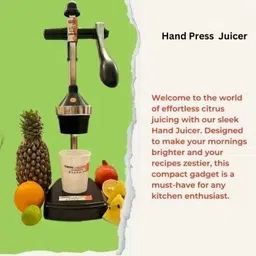 jse Aluminium Sturdy Fruit Hand Juicer image 3
