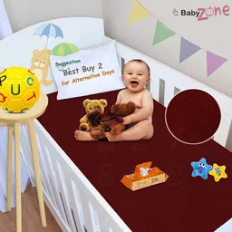 baby zone Polycotton Baby Bed Protecting Mat image 3