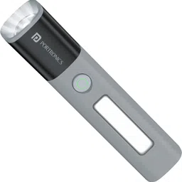portronics Eco Glow 2 Rechargeable Tactical LED Torch, Adjustable Focus & Side Panel Light Torch-picture-42