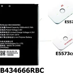 FEkart Mobile Battery ForHuawei Airtel 4G Hotspot E5573s/E5573cs HB434666RBC 1500mAh-picture-36