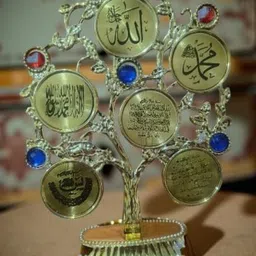 wordgizzlestore Ajmer Sharif Islamic Allah Muhammed Table Showpiece for Home & Office Décor Decorative Showpiece - 8 cm image 4