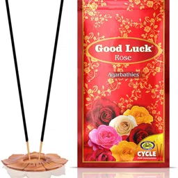 cycle Pure Agarbathi Combo Pack - GoodLuck Rose, Mogra, Kasturi, Champa, Kewda image 4