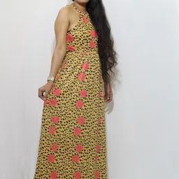 finian Women Fit and Flare Multicolor Maxi/Full Length Dress image 2