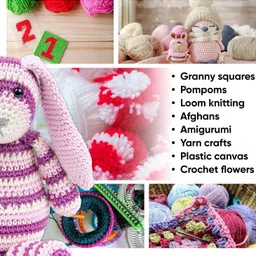 qroof Crochet Kits for Beginners with Crochet Thread image 4