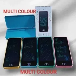 kiaraz 2 in 1 LCD Drawing Art Plastic Pencil Box Digital Slate Pencil Box Art Plastic Pencil Box image 5