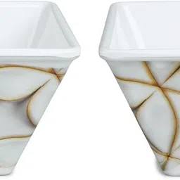 bataniya Pack of 12 Melamin Triple Coated 12-Piece Serving Bowl Set, a fusion of elegance Dinner Set image 2