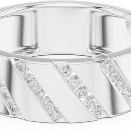 heerogem Round-cut diamonds ring Sterling Silver Moissanite Rhodium Plated Ring-picture-24