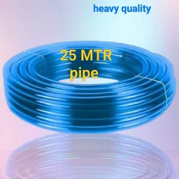 aashi 25 MTR PVC tubes garden hose water pipe Water pipe with spray gun size.05"(12 mm) Hose Pipe image 1
