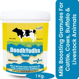 refit animal care Milk Booster Granules For Cow, Buffalo, Cattle & Goat Pet Health Supplements image 2
