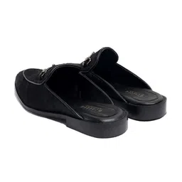 GRIFFIN Men Buckled Leather Latex Lined Mules image 3