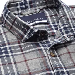 Mast & Harbour Men Standard Opaque Checked Casual Shirt image 2