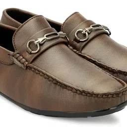 nxtkick Stylish Comfortable with Soft Cushioned Insole Hand-Stitched Design for Trendy Loafers For Men image 3