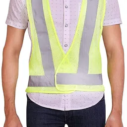 nibiru 3 Side Opening Safety Jacket (Green) Safety Jacket image 2