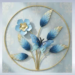 miraclecrafts American Lilly Flower Design Metal Wall Art 40 X 40 X 3 Home Décor_F68-picture-33