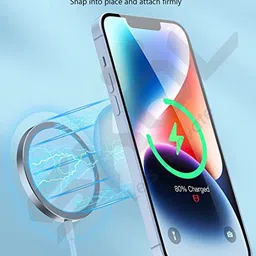 skol Magnetic wireless charging 15W Fast Charging Qi Magsafe Charger for iPhone Charging Pad image 5