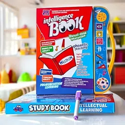 snm97 Intelligence Book for Kids–Touch & English Letters & Words Learning toys C_94 image 1