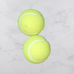 dinetic Cricket Teniss Ball Green Color (Pack of 2) Hayden Tennis Ball image 3