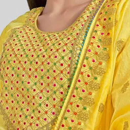 TAVAS Ethnic Motifs Embroidered Unstitched Dress Material image 4