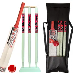 Indian jumbo Sports Wooden Cricket Kit Size 6 no 2 Scoop Age( 10 to 11 Year) Poplar Willow Cricket Bat For 9 - 11 Yrs-image-10