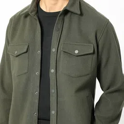 RARE RABBIT Men Cason Tailored Fit Spread Collar Jacket image 3