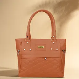 Women Brown Hand-held Bag-image-12