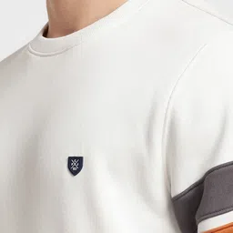 ColorPlus Men White Sweatshirt image 2