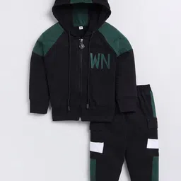 carrydreams Boys Colourblocked Pure Cotton Sweatshirt with Joggers image 3