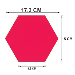 Wall1ders God Toned 12 Pieces Hexagon Shaped Mirror Wall Stickers image 5