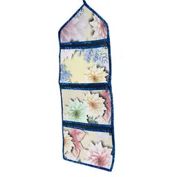 Kuber Industries Blue & Pink 2 Pieces Printed PVC Foldable Paper Holder Organisers image 4