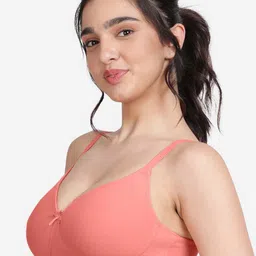 Susie Lightly Paddded Non-Wired edium Coverage All Day Comfort Cotton Bra image 2