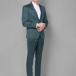 canary london Men 2-Piece Formal Suit Solid Suit image 2