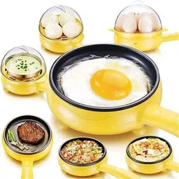 prv enterprise Multifunctional 2 in 1 Electric Egg Boiling Steamer Egg Frying Pan Egg Boiler Electric Automatic off with Egg Boiler Machine Non-Stick Electric Egg Frying Pan Multifunctional 2 in 1 Electric Egg Cooker-picture-23