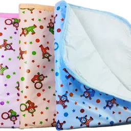 kotton candy 200 TC PVC, Microfiber, Cotton Crib Printed Flat Bedsheet image 2