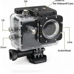 Vinni 2025 4K 16 MP 170 Degree Wide Angle Lens 98FT Underwater Waterproof ditgital Sports and Action Camera image 2