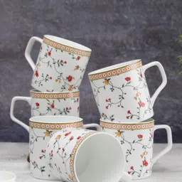 clay craft Pack of 6 Ceramic Director Tea & Coffee Cup | Elegant & Easy to Clean-picture-22