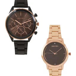 JOKER & WITCH Natasha & Elon Couple Watches Gift Set JWCW240 image 1