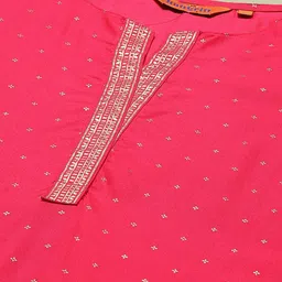 Rangriti Ethnic Motifs Printed Straight Regular Kurta image 3