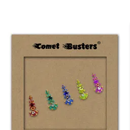 Comet Busters 3-Pcs Traditional Designer Bindi - BIN032 image 3