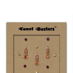 Comet Busters 5-Pcs Traditional Designer Bindi - BIN018 image 4