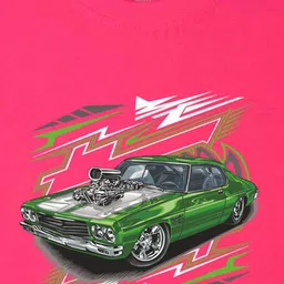 NUSYL Boys Graphic Printed Round Neck T-shirt image 3