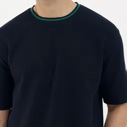 RARE RABBIT Men Adiso Oversized s Cotton T-Shirt image 2