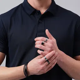 98 Degree North Polo Collar Cotton T-shirt image 2