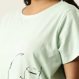 MARCA Bold Plus Size Graphic Printed Round Neck Bio Finish Cotton Regular T-shirt image 5