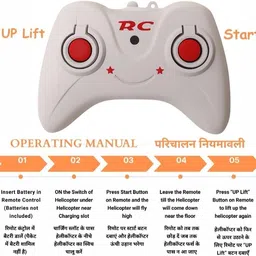 apj enterprise RC Helicopter with Hand Gravity Sensor, Flying Toy with 3D Light & Safety Sensor image 4