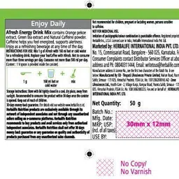 herbalife nutrition AFRESH ENERGY DRINK MIX-ELAICHI Protein Shake image 2