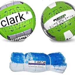 clark CLK90 green combo with blue nylon net Volleyball Kit-picture-15