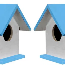 paxidaya WOODEN BIRD HOUSE 02 PIECE. Bird House-picture-23