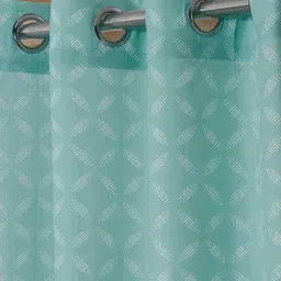cortina eyelet curtain Set of 2 Printed Long Door Curtains image 2