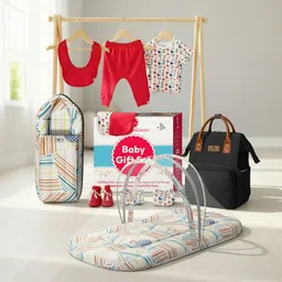 staranddaisy Combo Baby Gift Set, Clothing Set+Sleeping Bag+Mosquito Net+Maternity Diaper Bag-picture-11